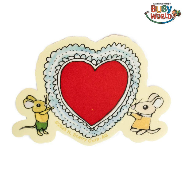 3P4 X Richard Scarry® - Mice Heart Sticker