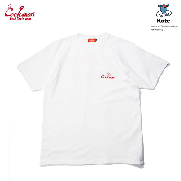 Cookman Tees: Kate Tasty Logo - White