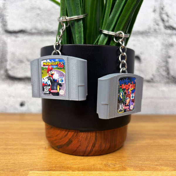 N64 Game Cart Keychains