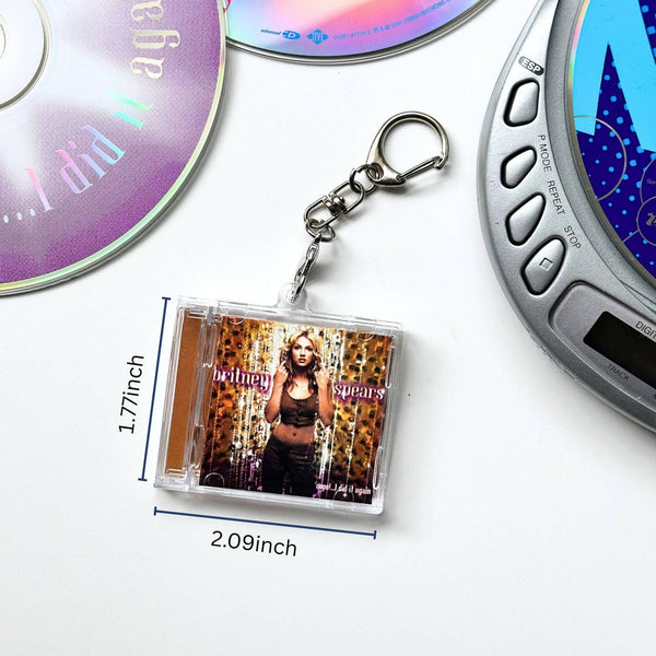 'Hit Clips' Mini CD Case Keychain - Britney Spears