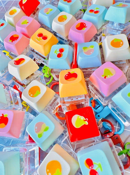 Keycap Kawaii Cute Keychains
