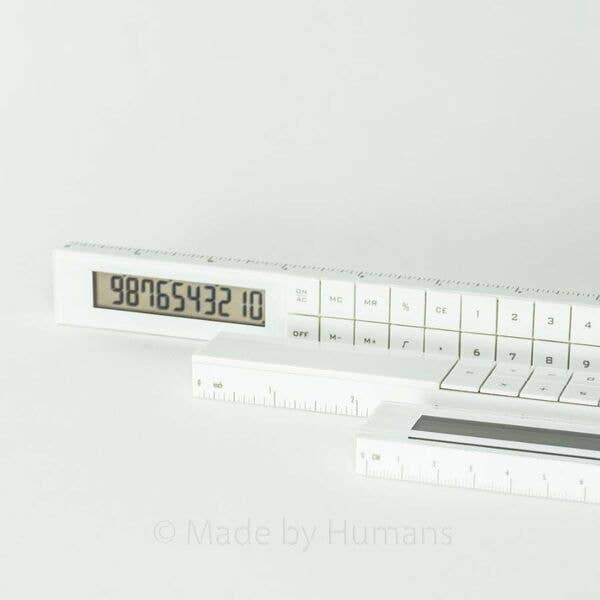 Ruler Calculator - White