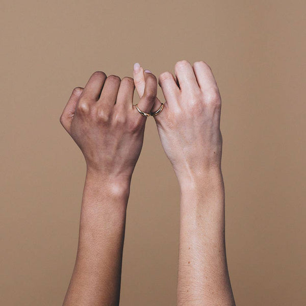 Pinky Promise Ring - Solid Sterling Silver