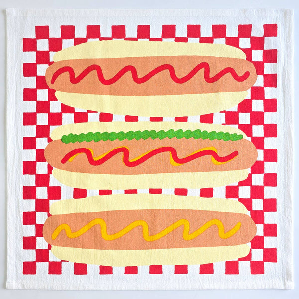 Hot Dog! Tea Towel