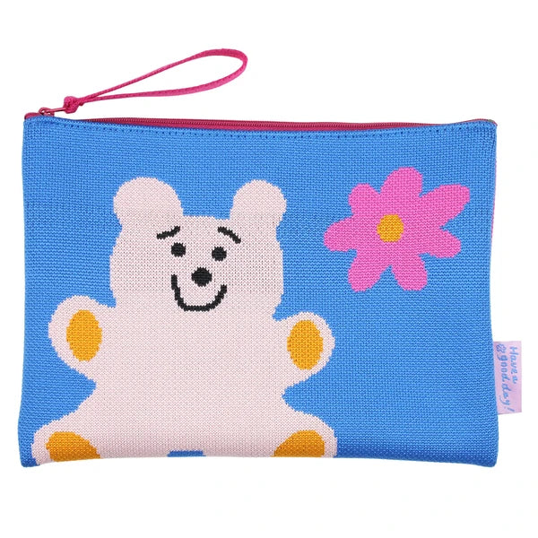 Chic Knit Pouch - Bear