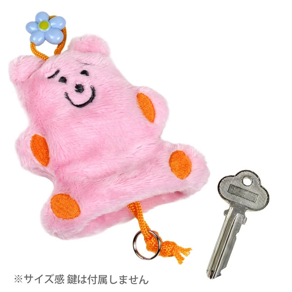 Chic Plush Key Case - Bear