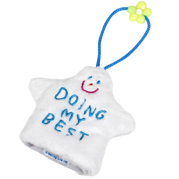 Chic Plush Key Case - Ghost
