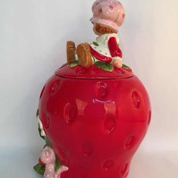Sweet Strawberry Stash Cookie Jar