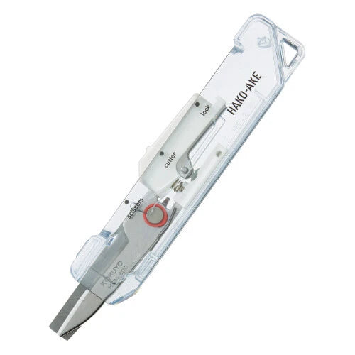 Hakoake 2 Way Portable Scissors - Transparent Series