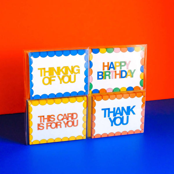 Thank You - 8-pack Greeting Card Set