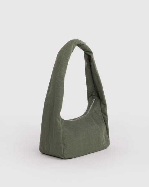 Small Nylon Meringue Bag - Caper