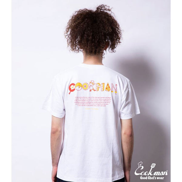 Cookman Tees: Kate Tasty Logo - White