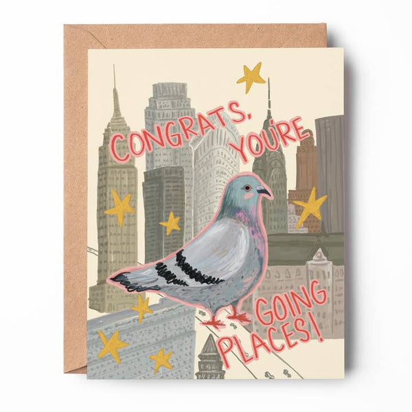 Ambitious Pigeon Card