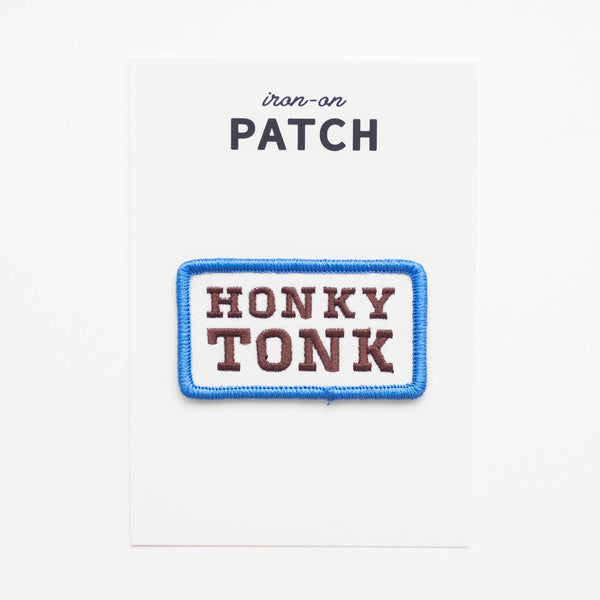 Honky Tonk Embroidered Iron On Patch