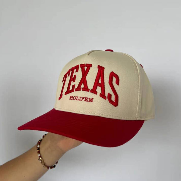 Texas Hold'em Two-Toned Structured Cap