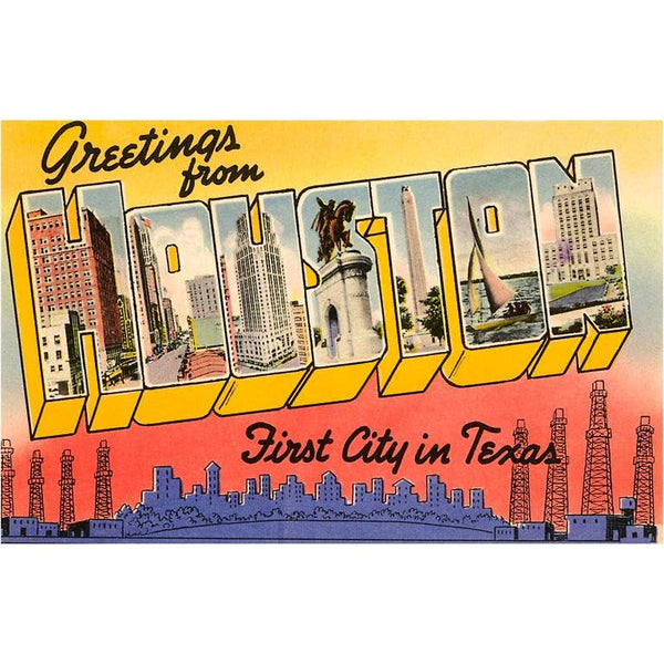 First City Houston, TX Postcard - 484