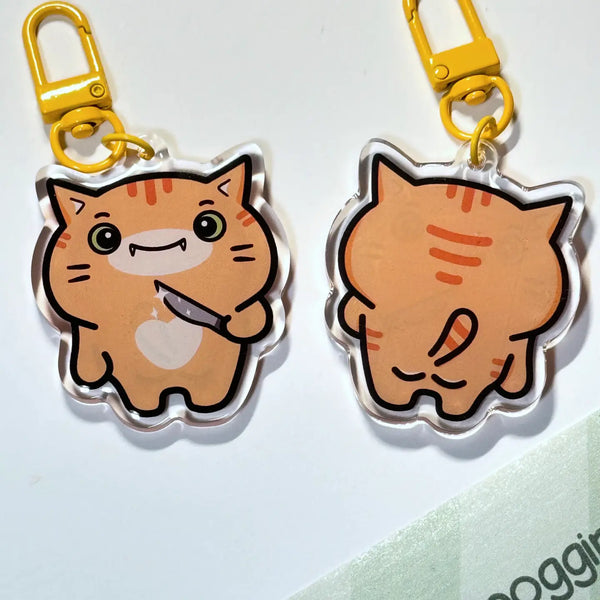 Cat Acrylic Keychain