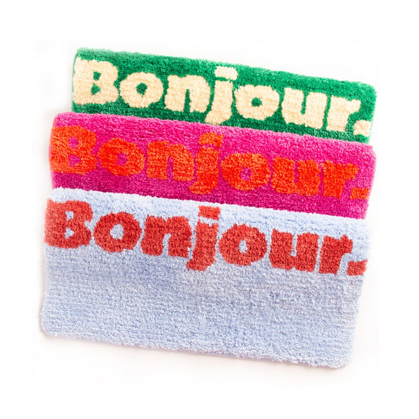 Green Bonjour Bath Mat