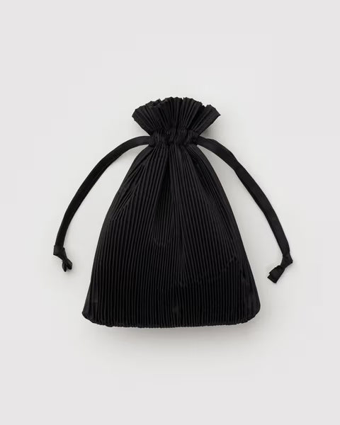 Pleated Baggu - Black