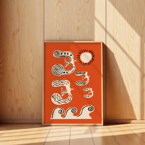 Birds Flying High Art Print