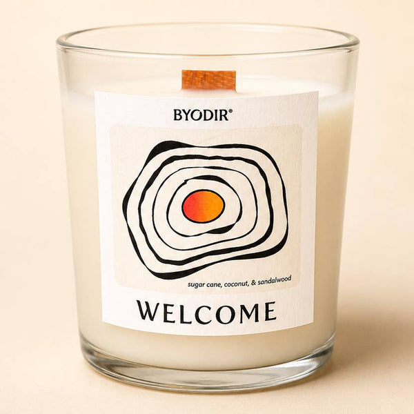 Welcome Candle - Coconut & Amber