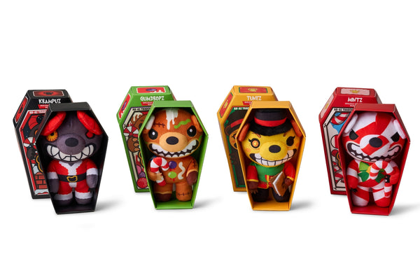 Deddy Bears Holiday Coffin Plush - 6 in