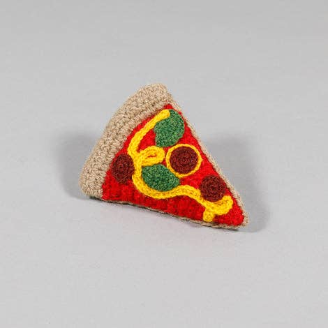 Hand Knit Pizza