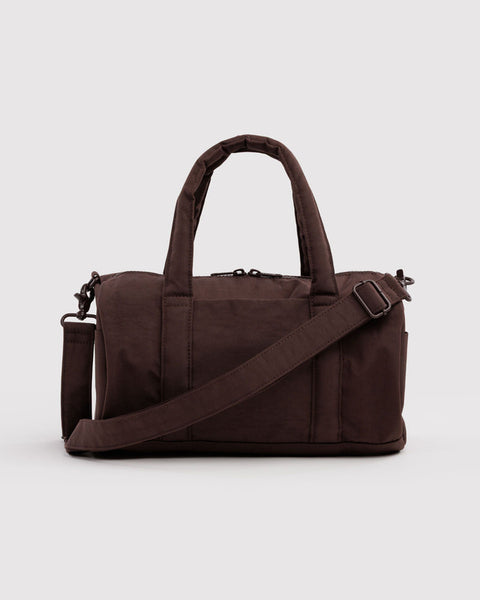 Nylon Duffle Bag - Coffee