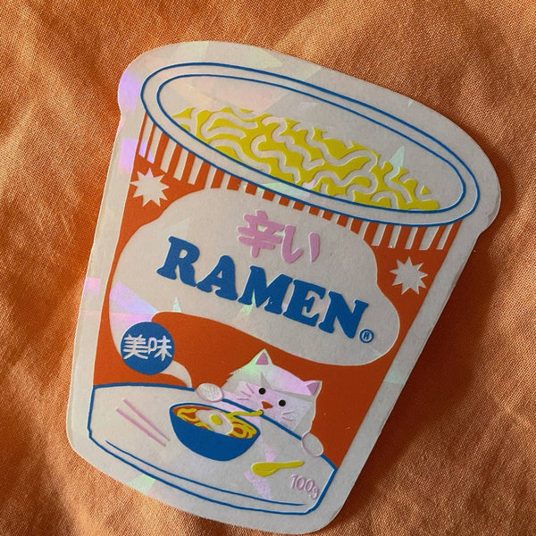 Ramen Suncatcher Sticker