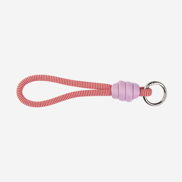 Colorblock Loop Keychain - Poppy
