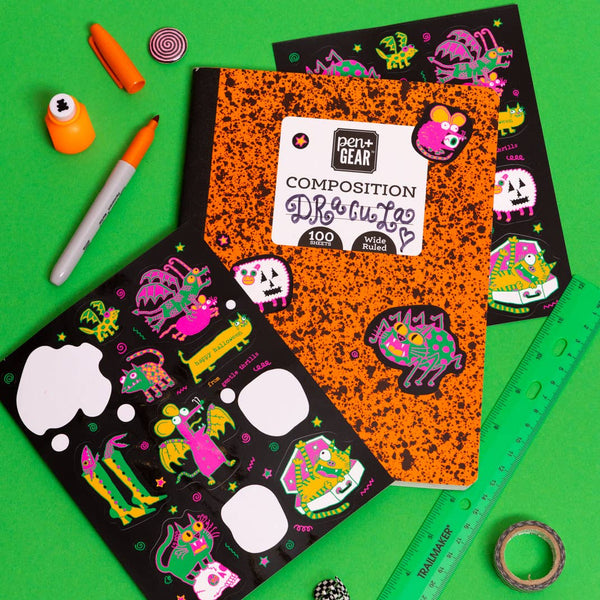 Spooky Scary Sticker Sheet