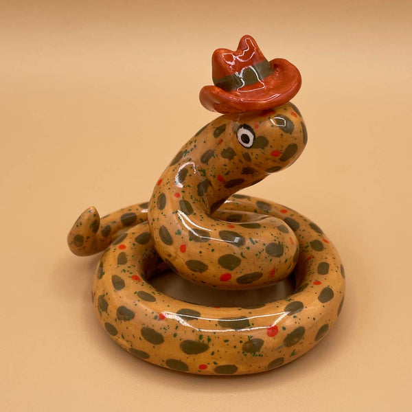XL Cowboy Snake Figurines
