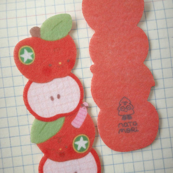 Apples • Felt Bookmark