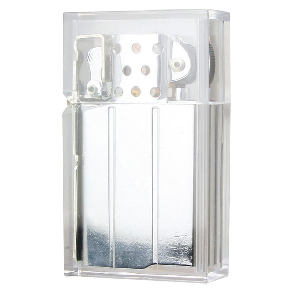 Hard Edge Petrol Lighter in Clear