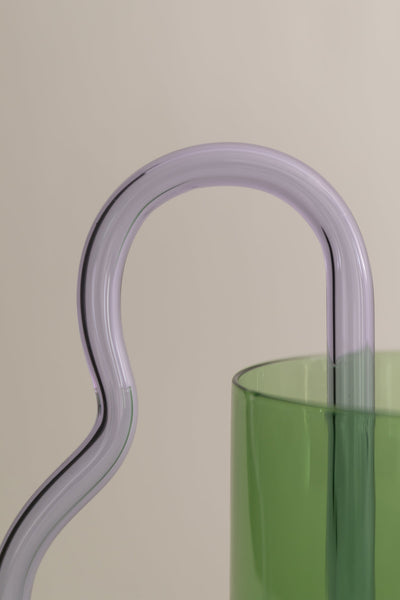 Bean Pitcher - Green / Lilac