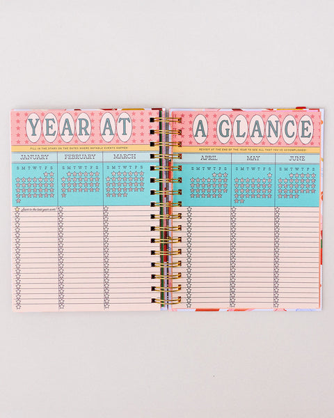 Medium 17-Month Academic Planner - Icons