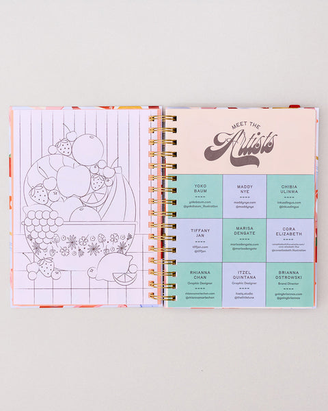 Medium 17-Month Academic Planner - Icons