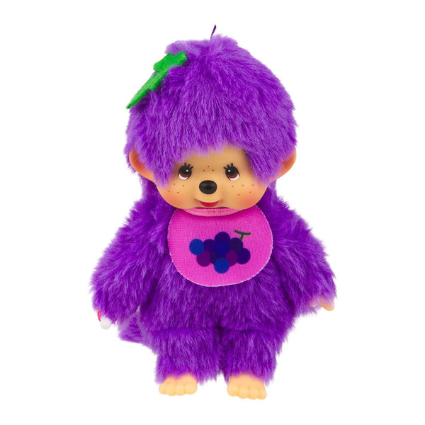 Monchhichi Fruit Color Plush Doll - Grape Purple