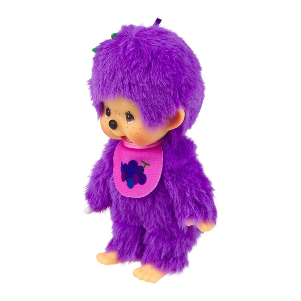 Monchhichi Fruit Color Plush Doll - Grape Purple