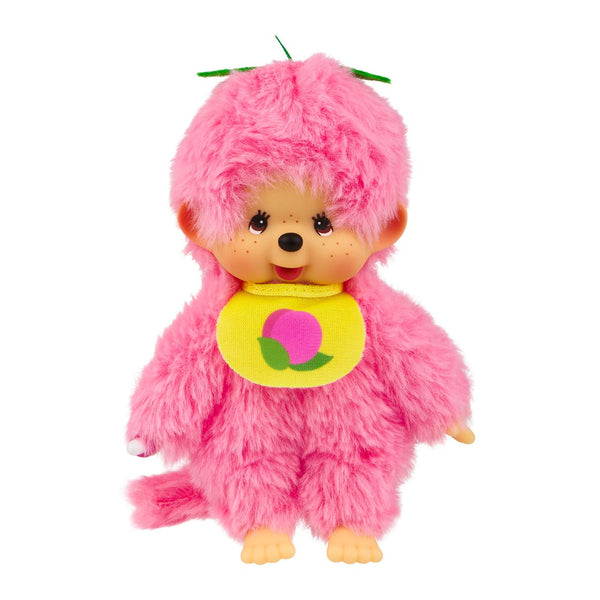 Monchhichi Fruit Color Plush Doll - Peach Pink