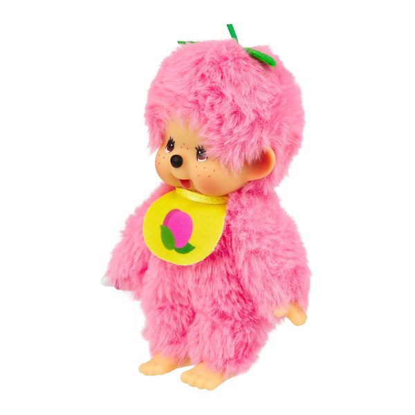 Monchhichi Fruit Color Plush Doll - Peach Pink