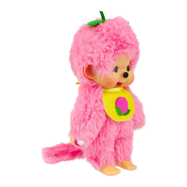 Monchhichi Fruit Color Plush Doll - Peach Pink