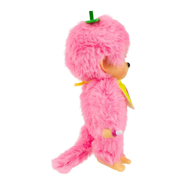 Monchhichi Fruit Color Plush Doll - Peach Pink