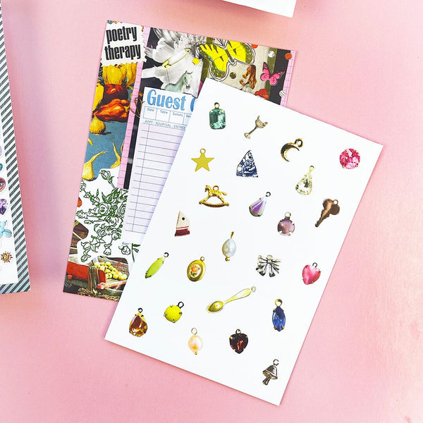 Pipsticks X Haricot Vert Daydreams Sticker Postcard Book