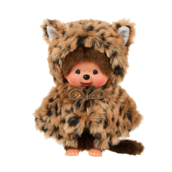 Monchhichi Girl Leopard Hood Plush