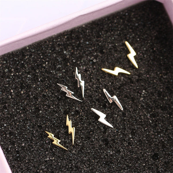 Lightning Bolt Thunderbolt Earrings