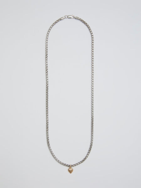 Gordita Necklace in Mixed Metals