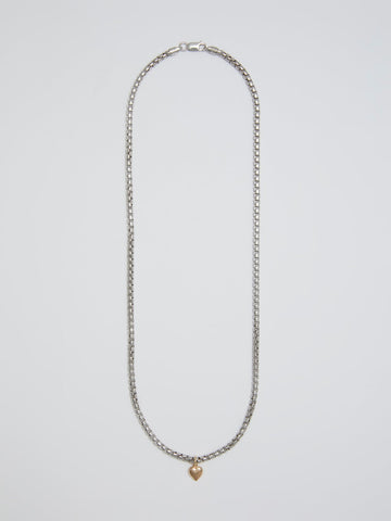 Gordita Necklace in Mixed Metals