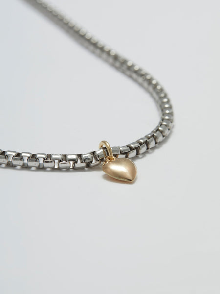 Gordita Necklace in Mixed Metals