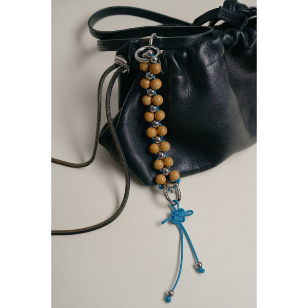 Cloverleaf Knot Charm - Cerulean Blue